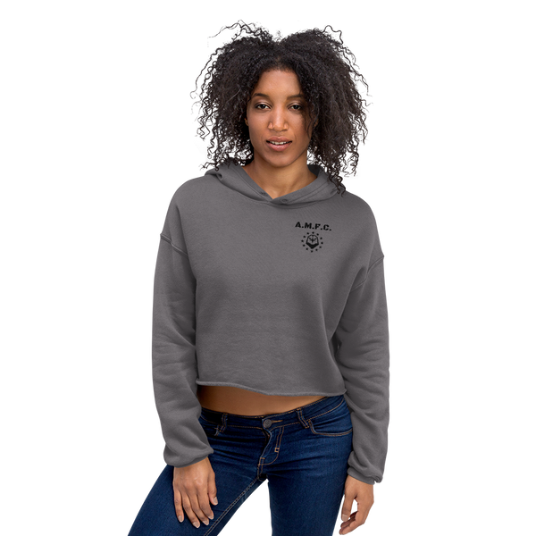 Comfort Cropped Hoodie (Storm) American Fitness Culture